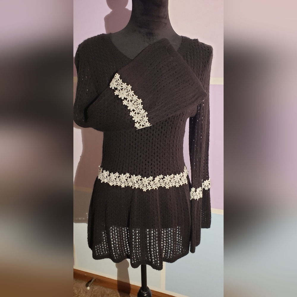 Lauren Conrad Peplum Sweater